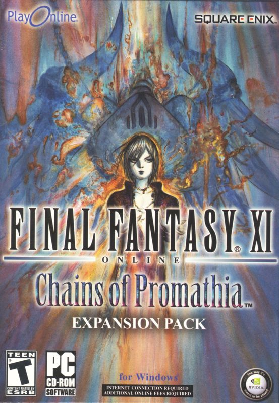 Front Cover for Final Fantasy XI Online: Chains of Promathia (Windows)