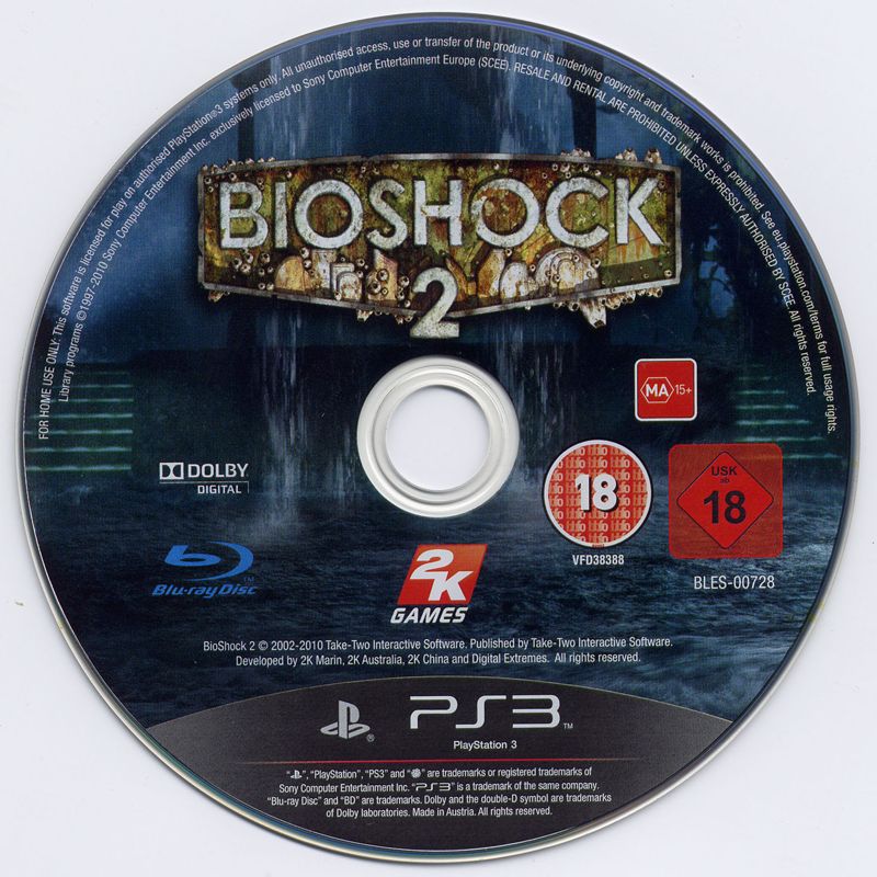 Media for BioShock 2 (PlayStation 3)