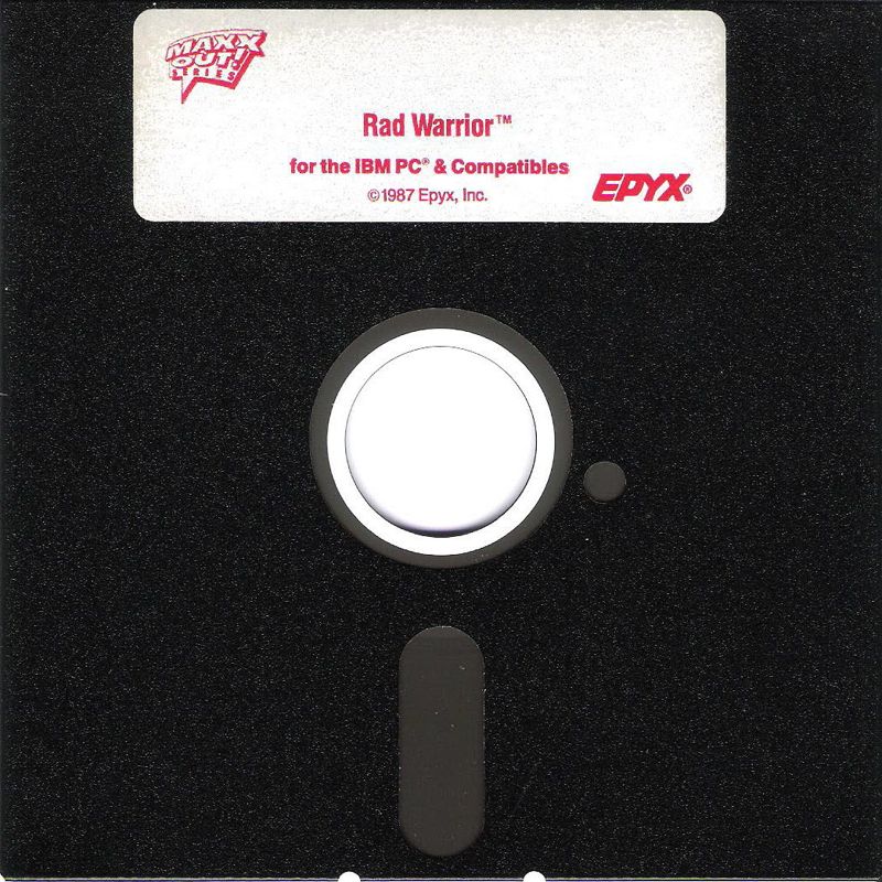 Media for Rad Warrior (DOS): 5.25" Disk