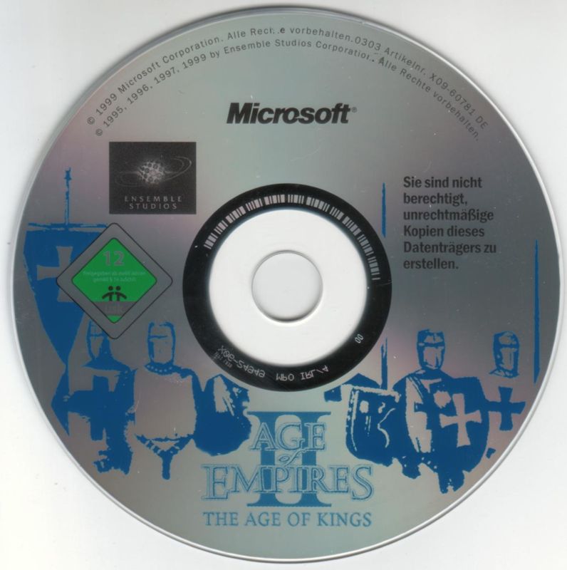 Media for Age of Empires II: The Age of Kings (Windows) (Budget release)