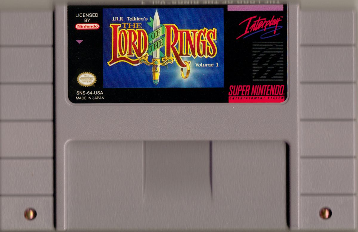 Media for J.R.R. Tolkien's The Lord of the Rings: Volume 1 (SNES)