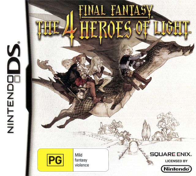 Front Cover for Final Fantasy: The 4 Heroes of Light (Nintendo DS)