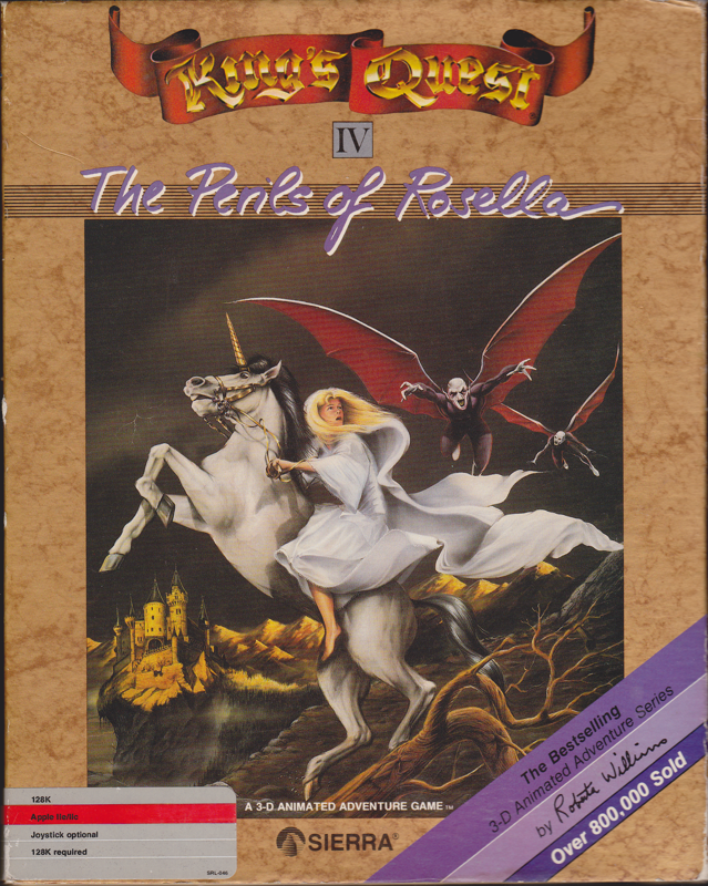 Front Cover for King's Quest IV: The Perils of Rosella (Apple II)