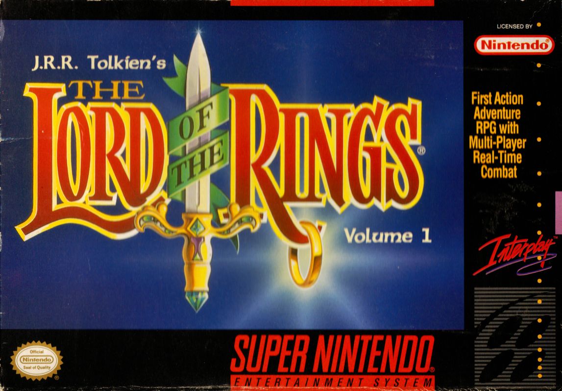 Front Cover for J.R.R. Tolkien's The Lord of the Rings: Volume 1 (SNES)