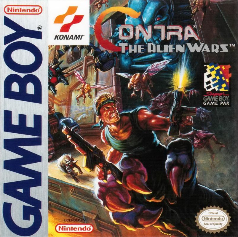 Front Cover for Contra III: The Alien Wars (Game Boy)