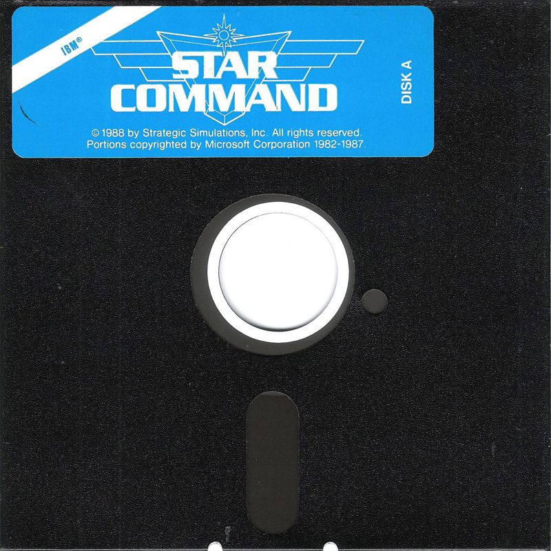 Media for Star Command (DOS): 5.25" Disk (1/3)