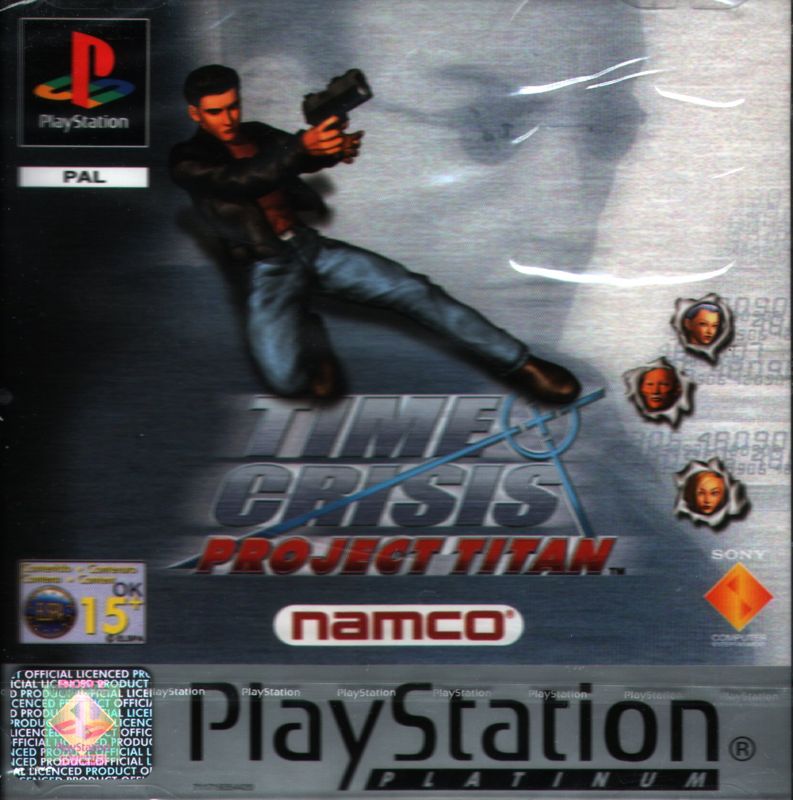 Front Cover for Time Crisis: Project Titan (PlayStation) (Platinum release)