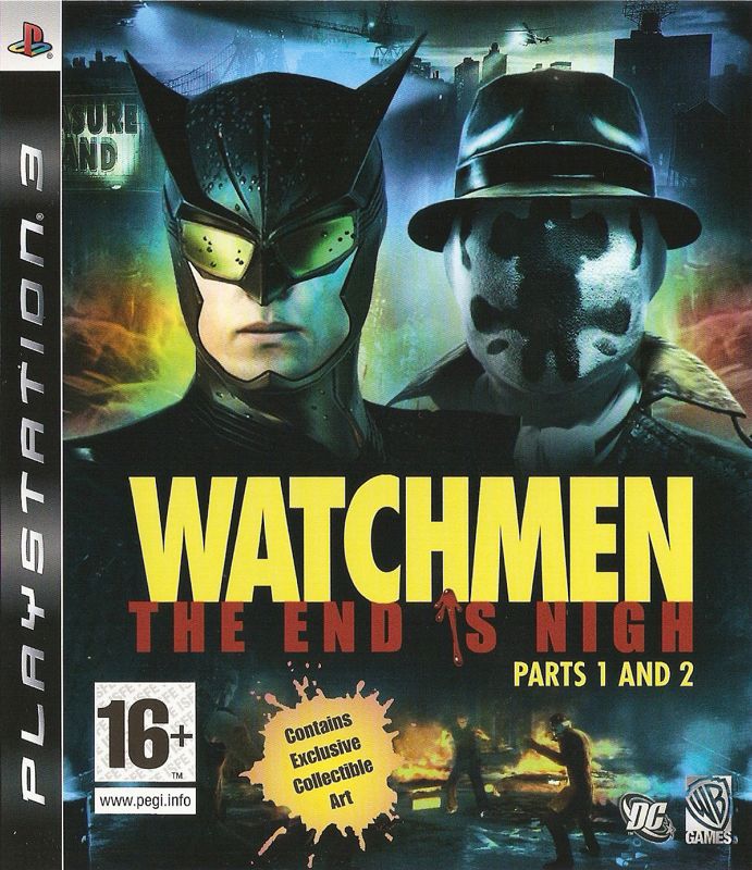 Front Cover for Watchmen: The End Is Nigh - Parts 1 and 2 (PlayStation 3)