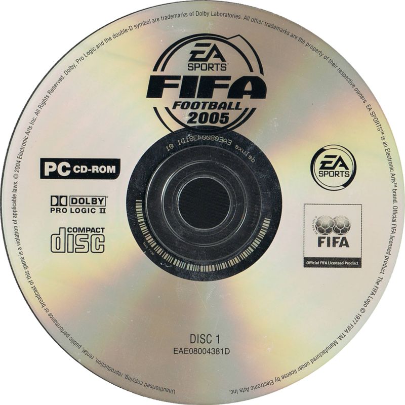 Media for FIFA Soccer 2005 (Windows): Disc 1