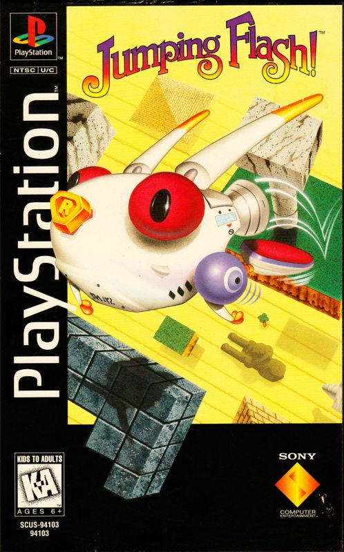 Front Cover for Jumping Flash! (PlayStation)