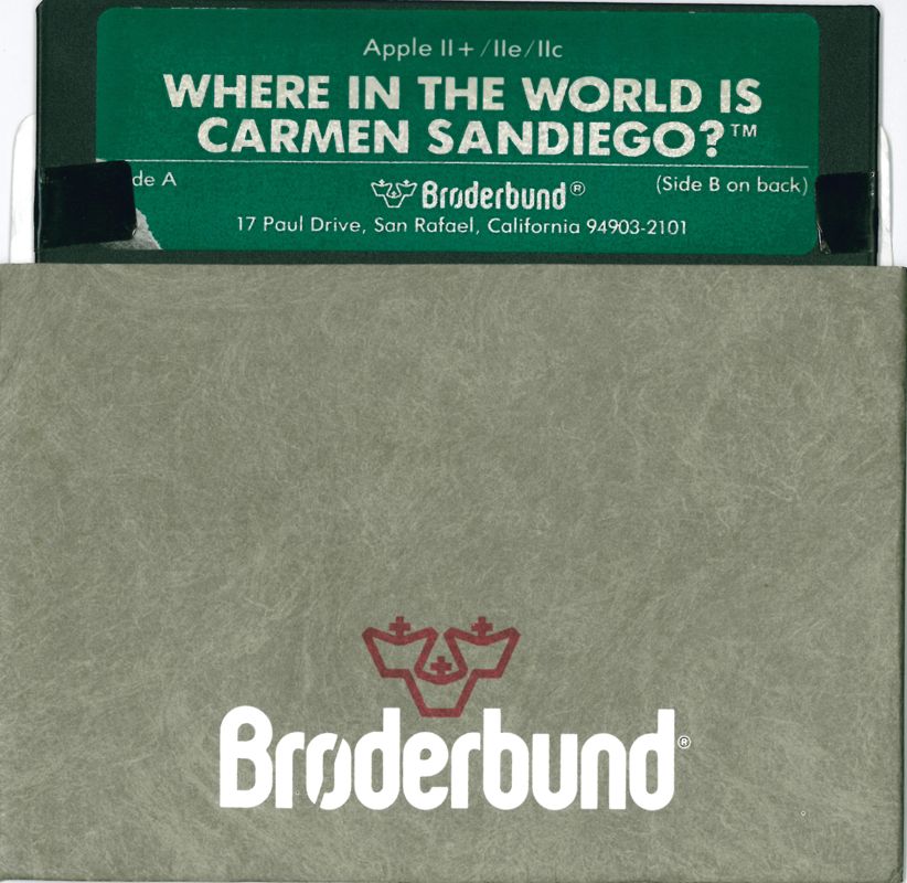 Media for Where in the World Is Carmen Sandiego? (Apple II)