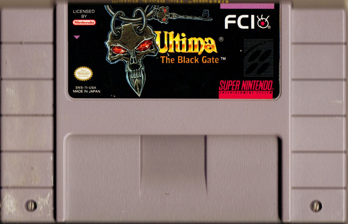 Media for Ultima: The Black Gate (SNES)