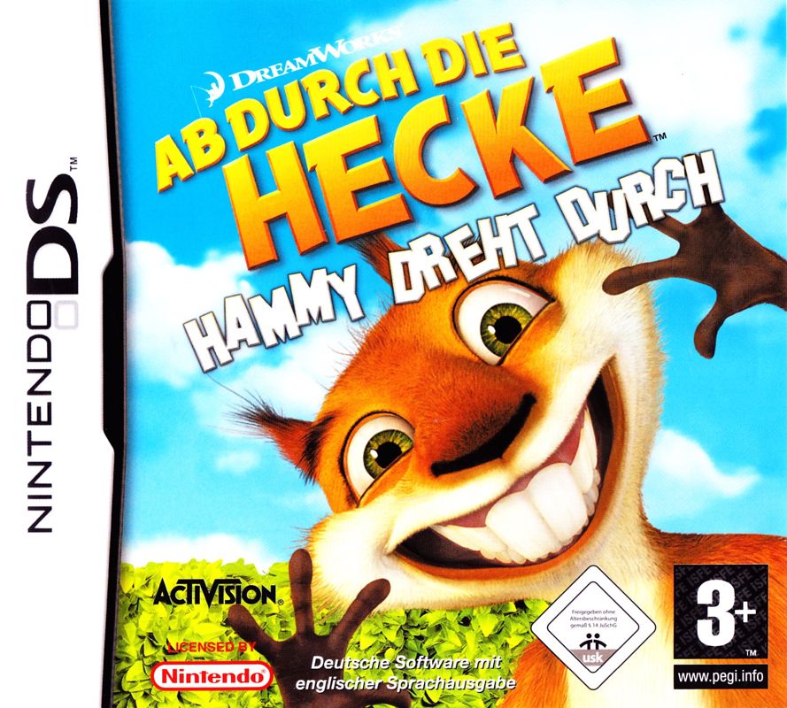 Front Cover for Over the Hedge: Hammy Goes Nuts! (Nintendo DS)