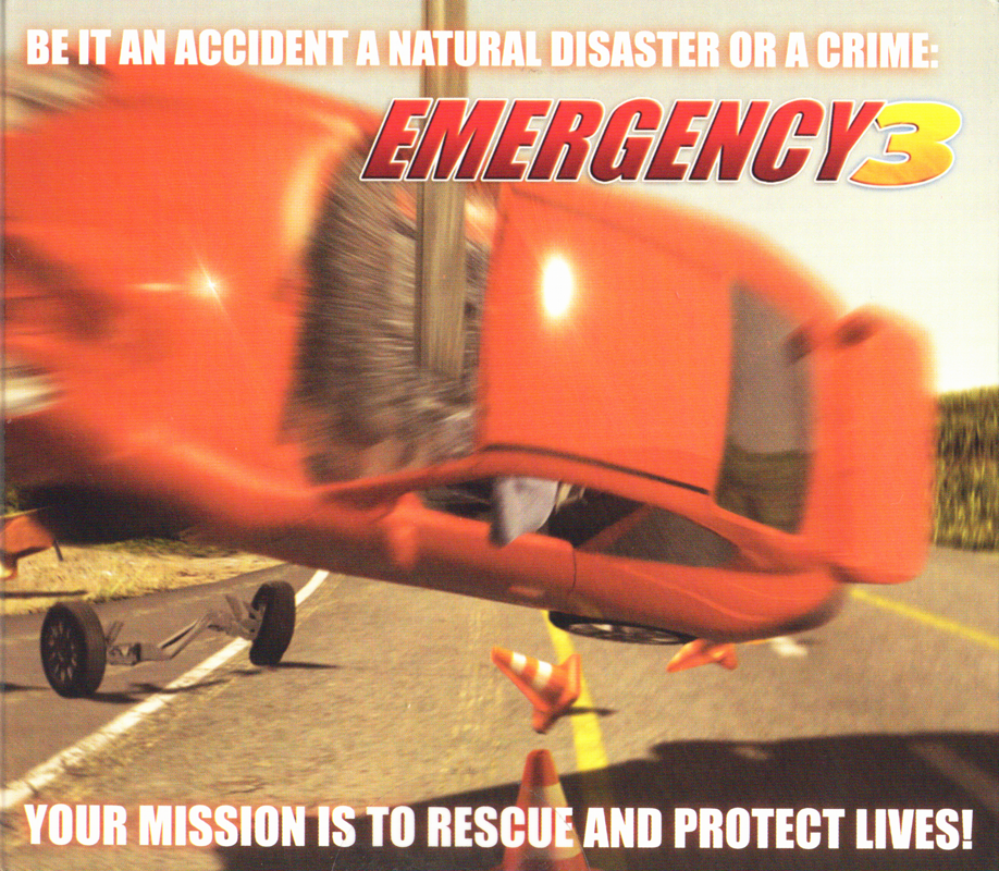 Inside Cover for Emergency 3 (Windows) (Budget release): Right