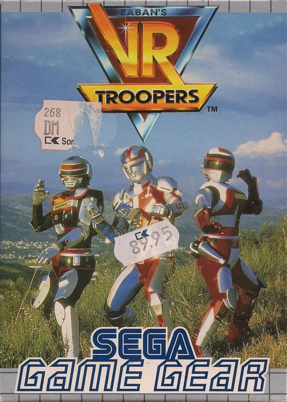 Front Cover for Saban's VR Troopers (Game Gear)