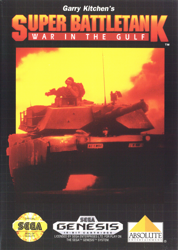 Front Cover for Garry Kitchen's Super Battletank: War in the Gulf (Genesis)