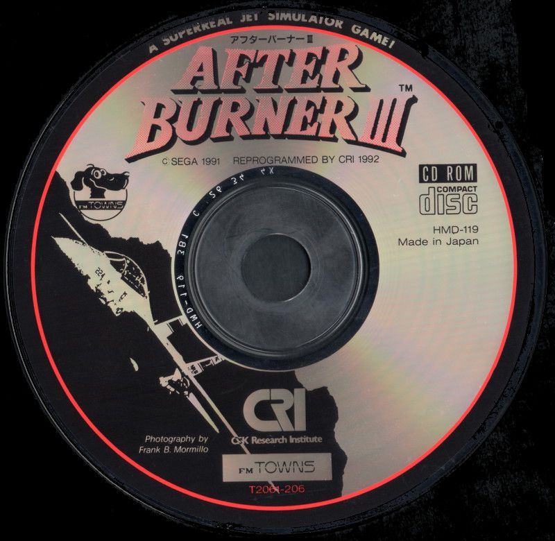 Media for After Burner III (FM Towns)