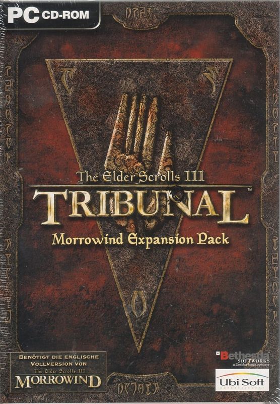 Front Cover for The Elder Scrolls III: Tribunal (Windows) (English version with German manual)