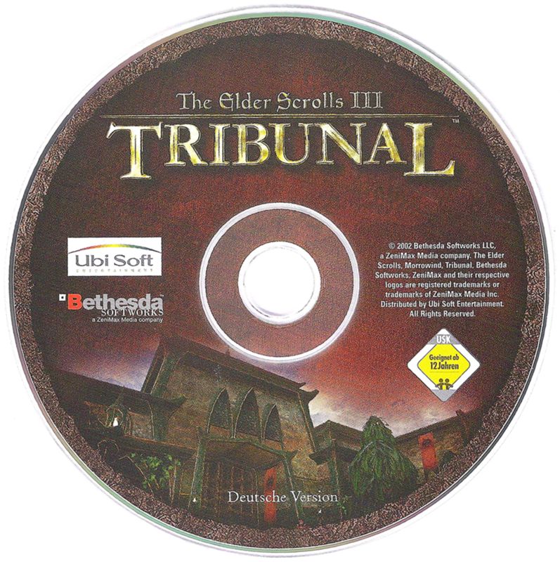 Media for The Elder Scrolls III: Tribunal (Windows) (English version with German manual)