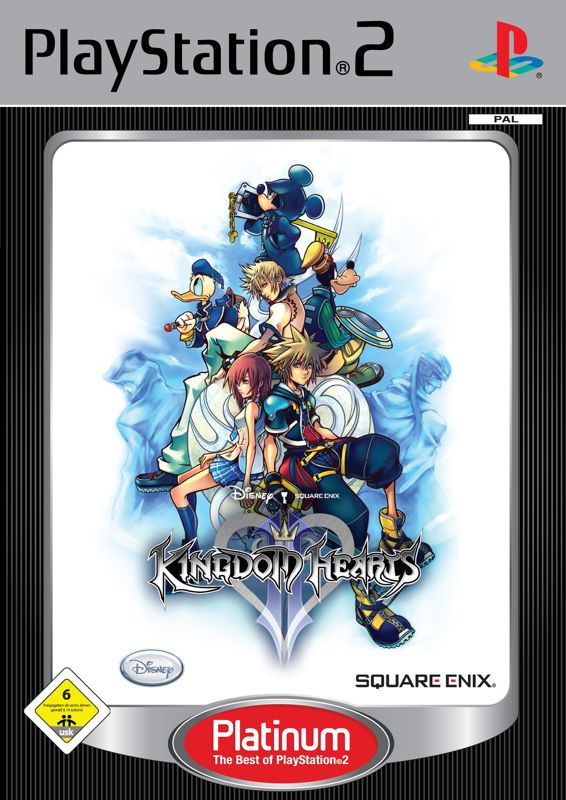 Front Cover for Kingdom Hearts II (PlayStation 2) (Platinum release)