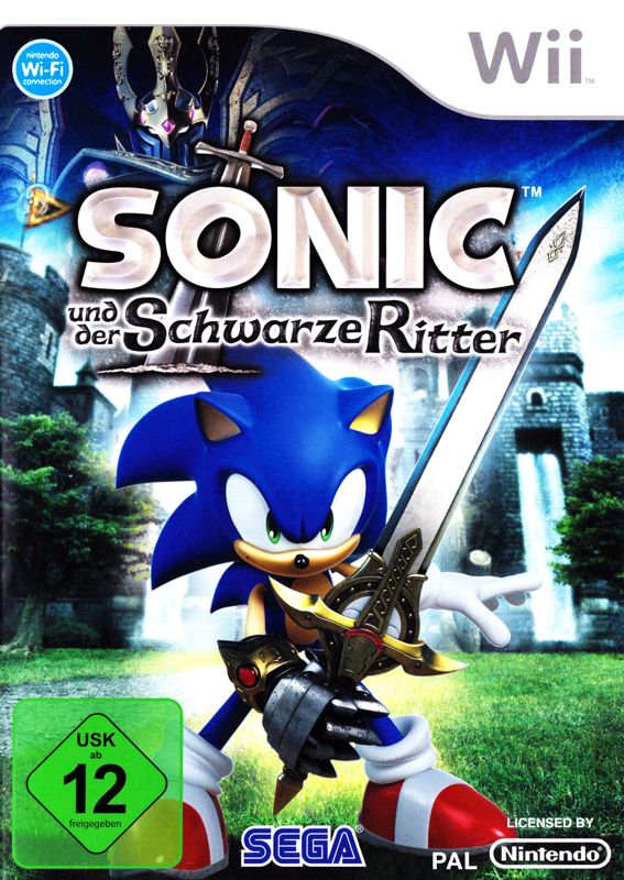 Front Cover for Sonic and the Black Knight (Wii) (Re-release)