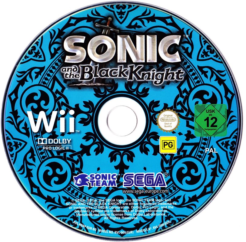 Media for Sonic and the Black Knight (Wii) (Re-release)