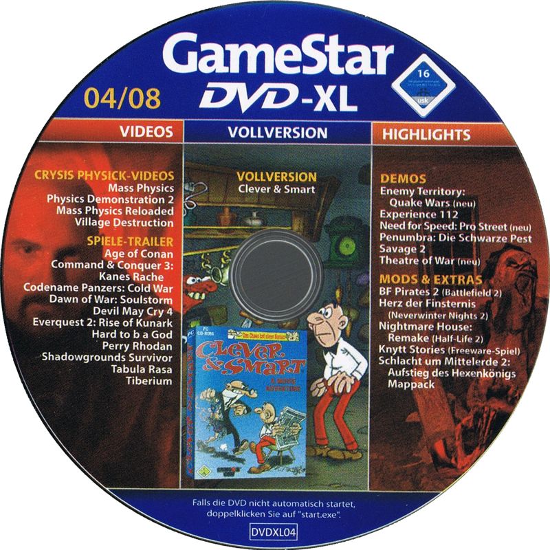 Media for Mortadelo y Filemón: Una Aventura de Cine (Windows) (Gamestar 4/2008 covermount)