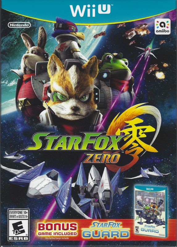 Front Cover for Star Fox Zero (First Print Edition) (Wii U)