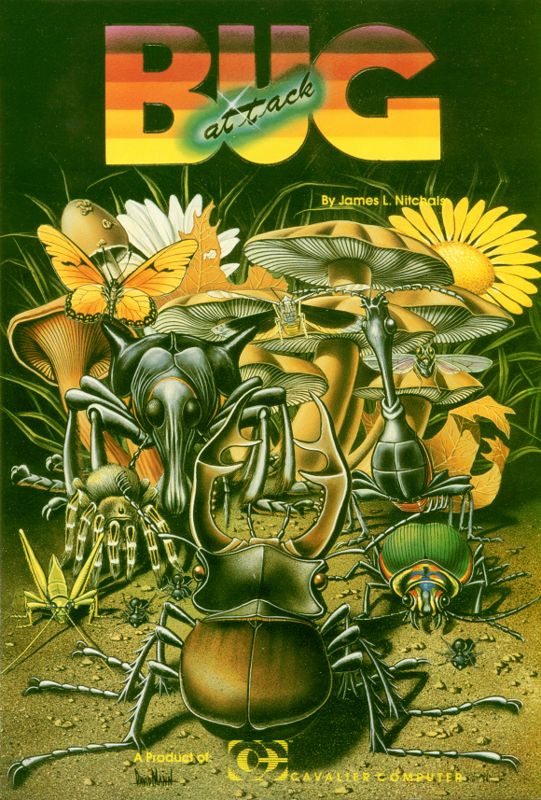 Front Cover for Bug Attack (Apple II)