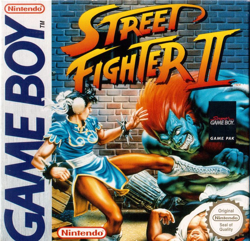 Front Cover for Street Fighter II (Game Boy)