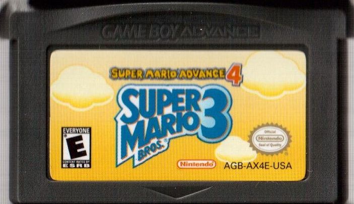 Media for Super Mario Advance 4: Super Mario Bros. 3 (Game Boy Advance) (Single Bonus Level and Single Power-Up Card Included)