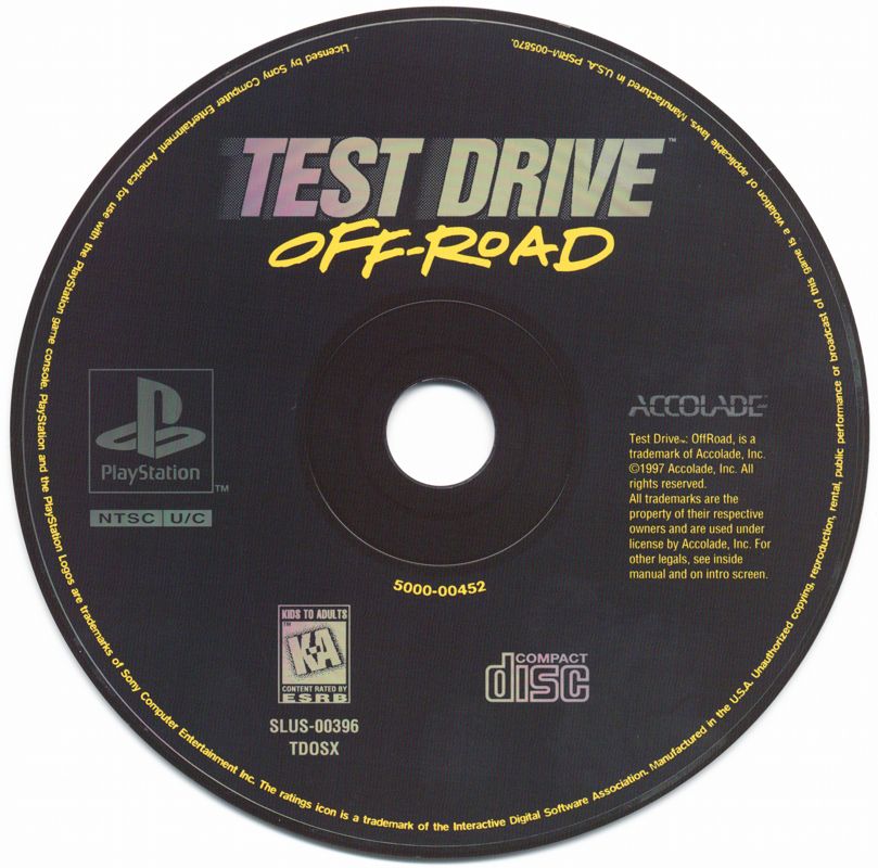 Media for Test Drive: Off-Road (PlayStation)