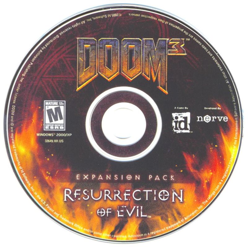 Media for Doom³: Resurrection of Evil (Windows)