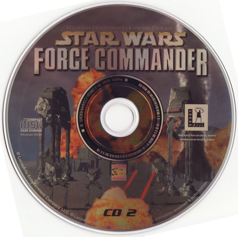 Media for Star Wars: Force Commander (Windows): Disc 2