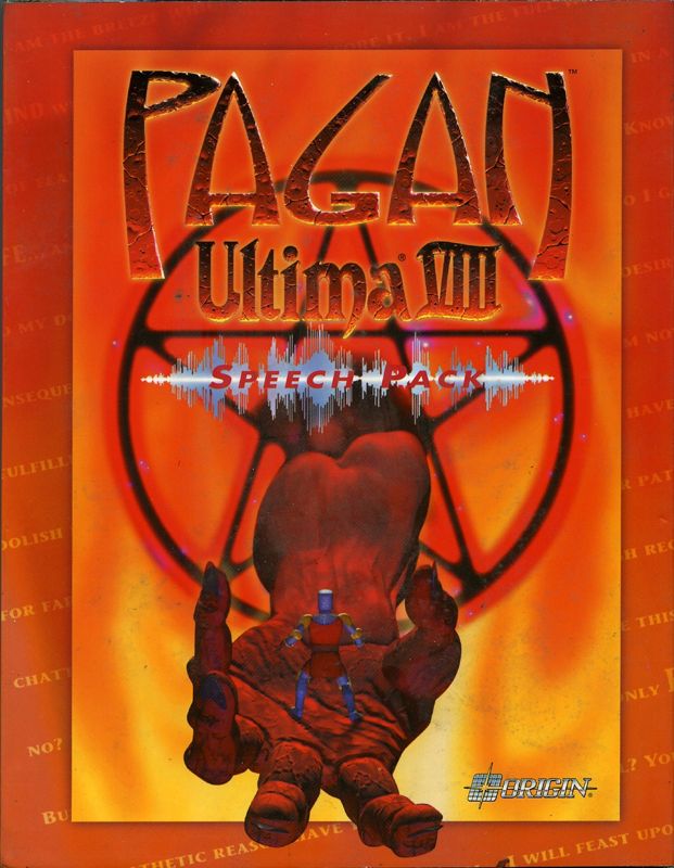 Front Cover for Pagan: Ultima VIII - Speech Pack (DOS)
