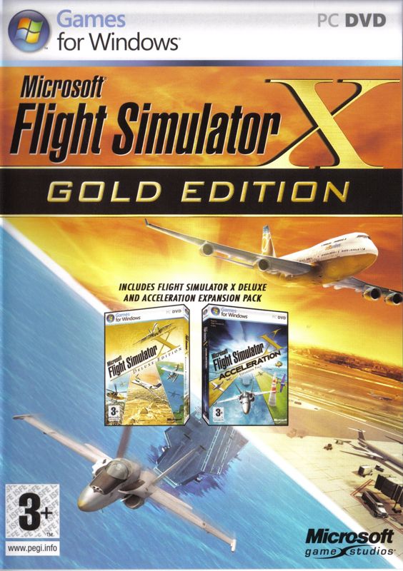 Front Cover for Microsoft Flight Simulator X: Gold Edition (Windows)