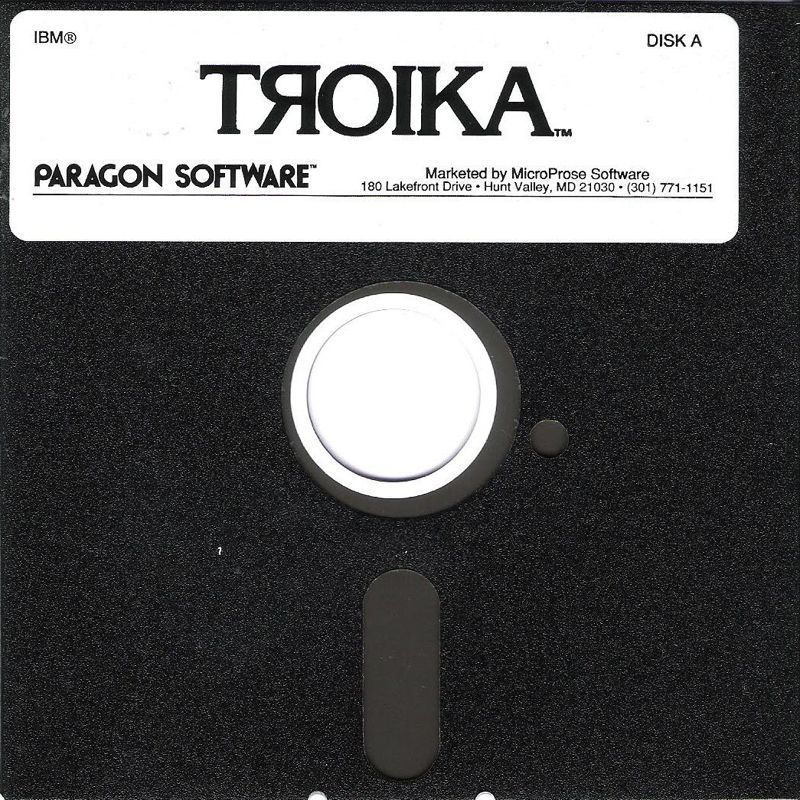 Media for Troika (DOS) (5.25" Disk Version): Disk 1/2