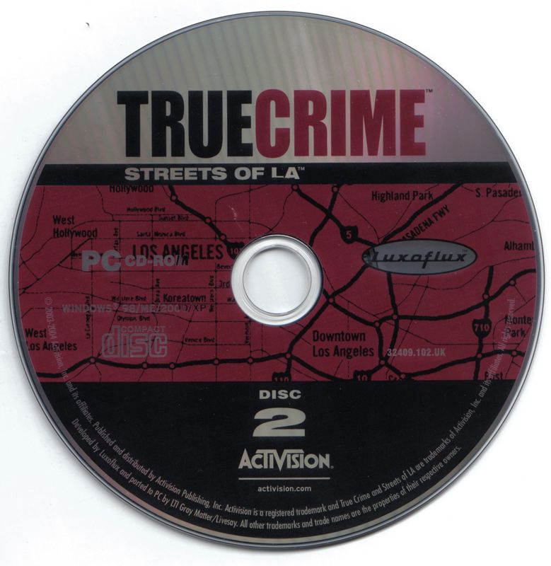 Media for True Crime: Streets of LA (Windows): Disc 2