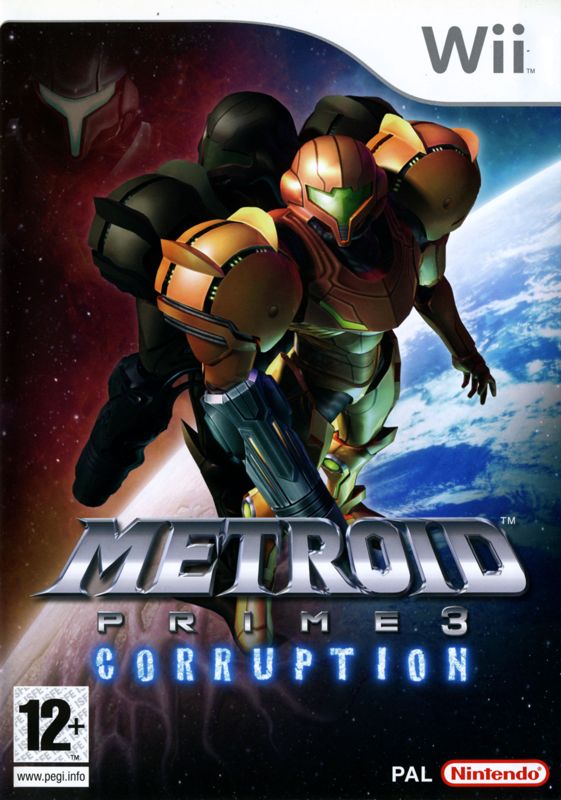 Front Cover for Metroid Prime 3: Corruption (Wii)