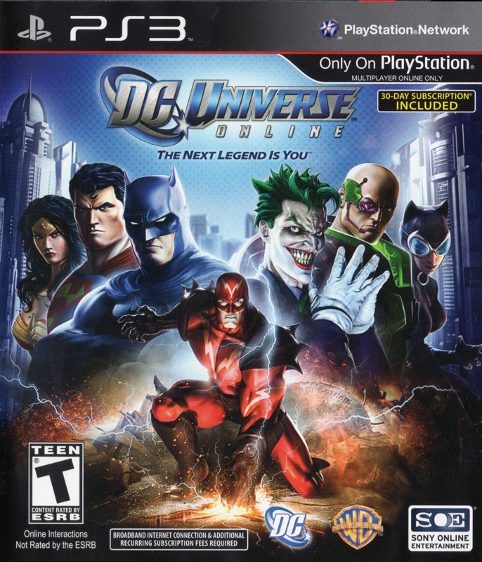 Front Cover for DC Universe Online (PlayStation 3)