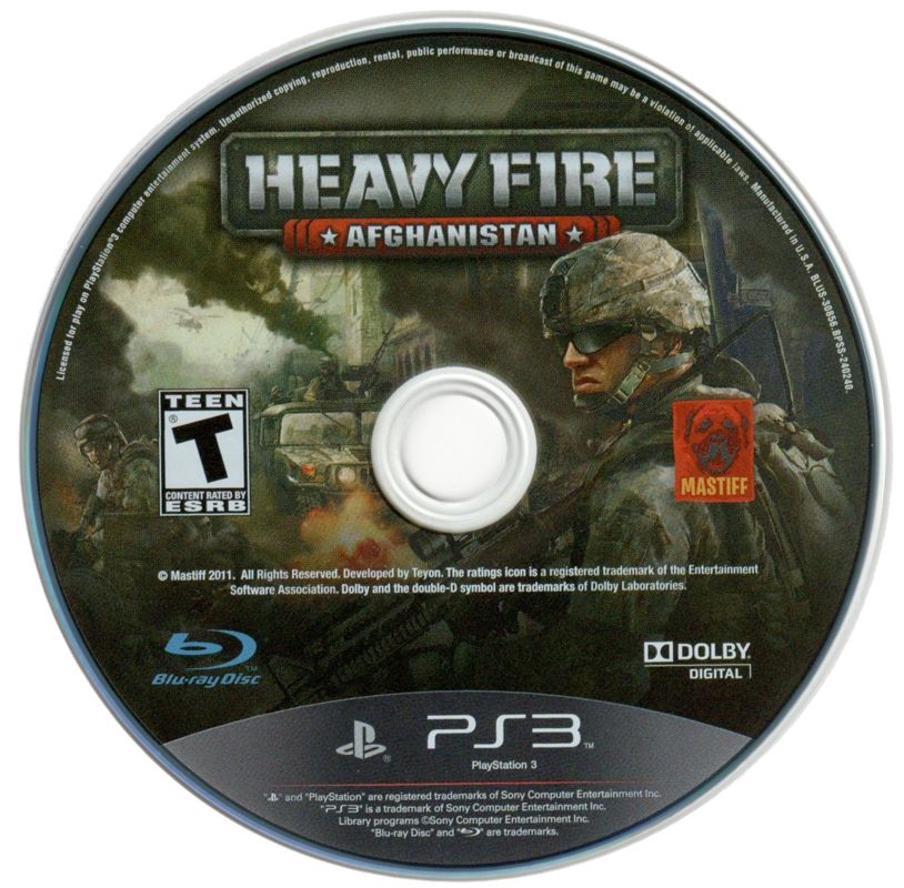 Media for Heavy Fire: Afghanistan (PlayStation 3)