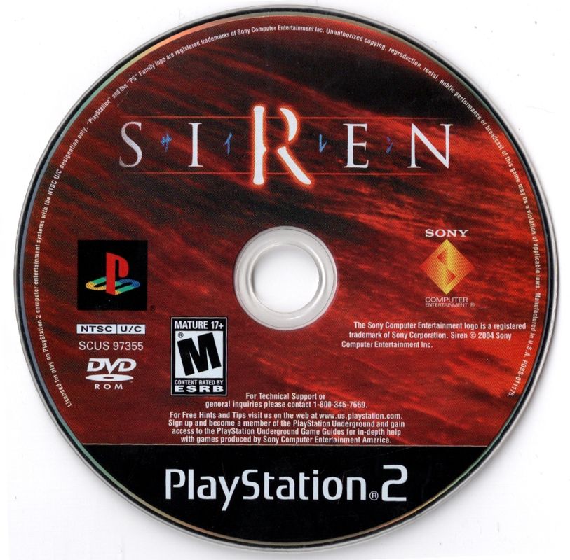 Media for Siren (PlayStation 2)