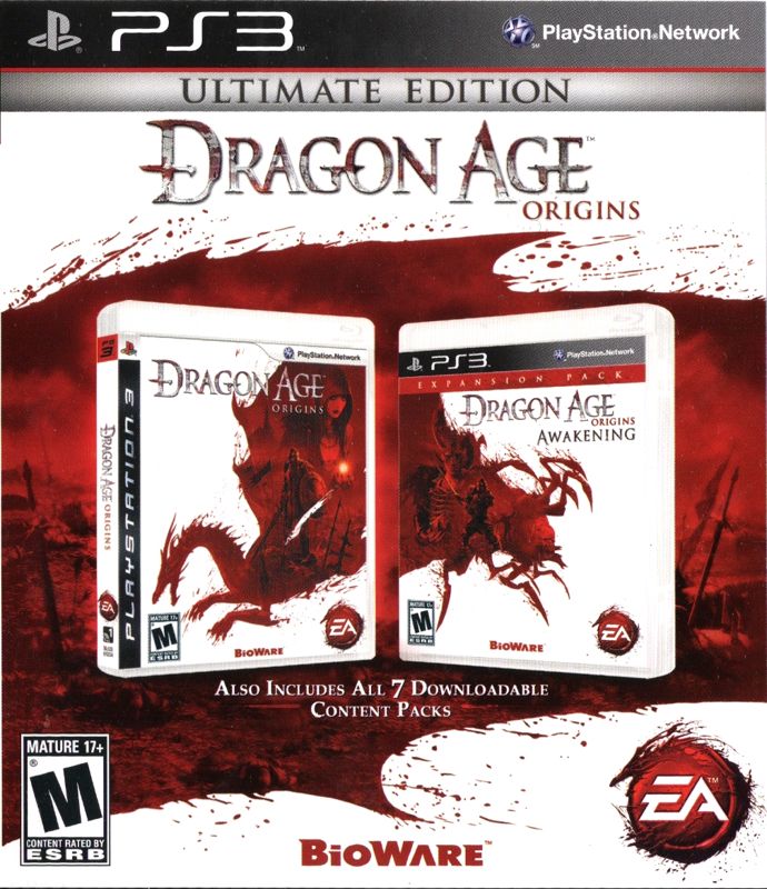 Front Cover for Dragon Age: Origins - Ultimate Edition (PlayStation 3)