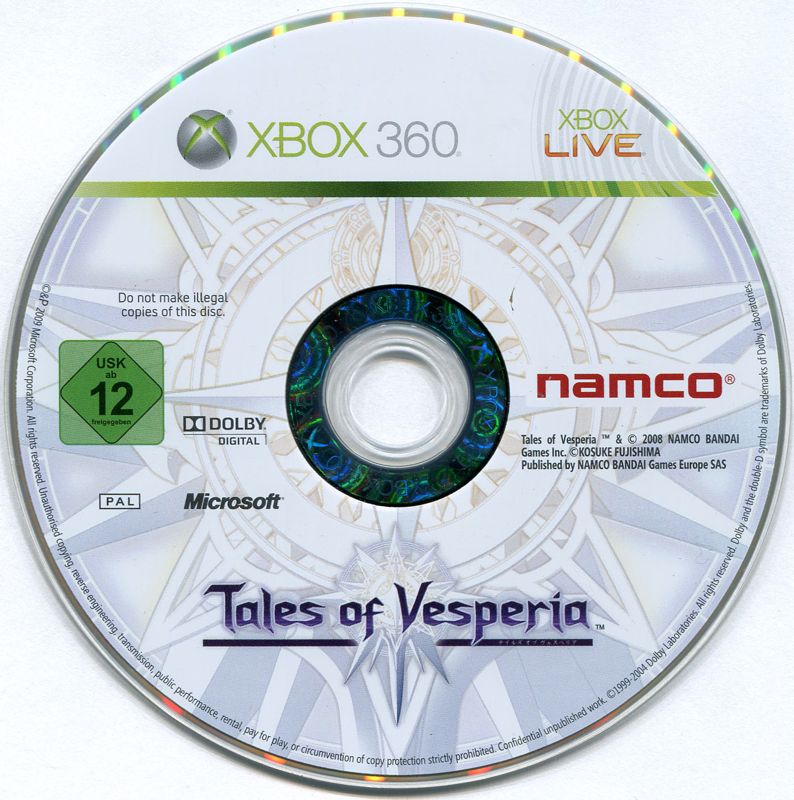 Media for Tales of Vesperia (Xbox 360)