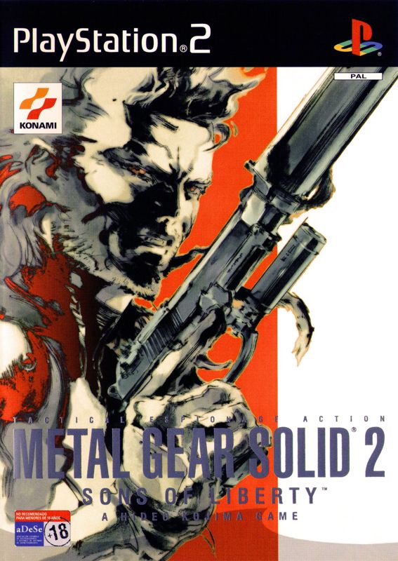 Front Cover for Metal Gear Solid 2: Sons of Liberty (PlayStation 2)