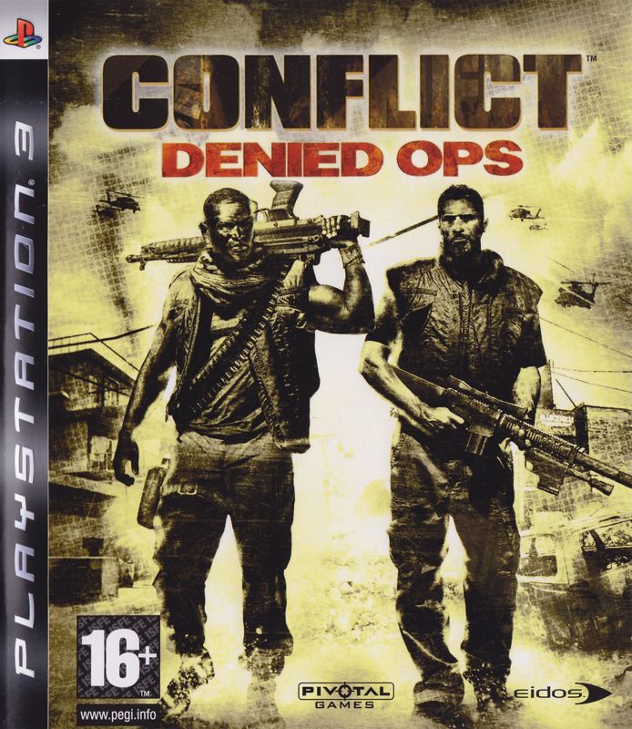 Front Cover for Conflict: Denied Ops (PlayStation 3)