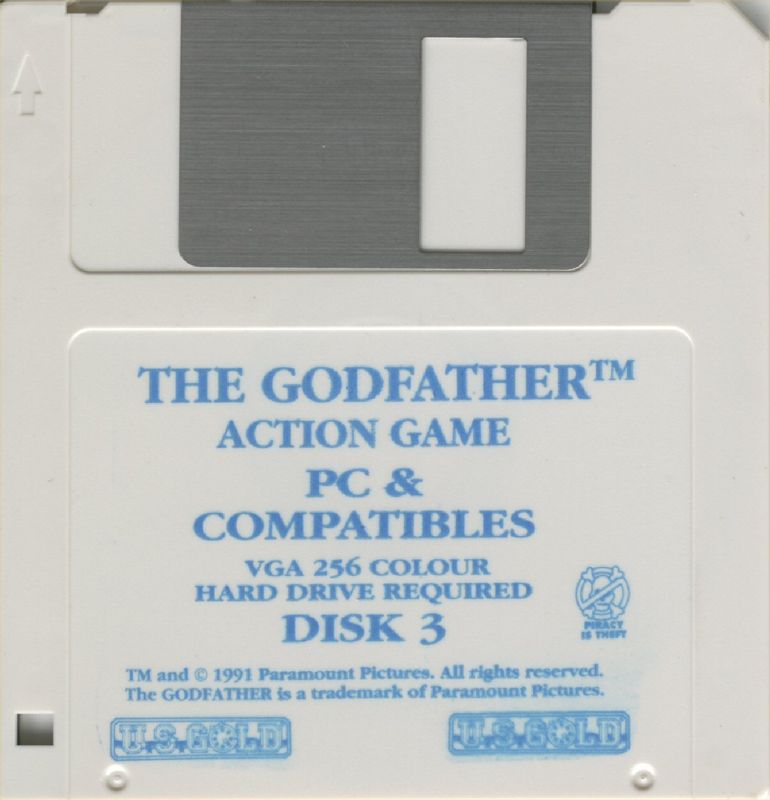 Media for The Godfather (DOS): Disk 3