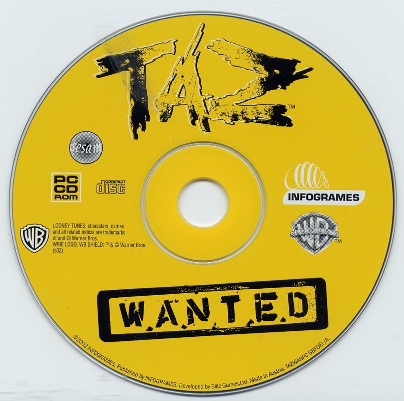 Media for Taz: Wanted (Windows)