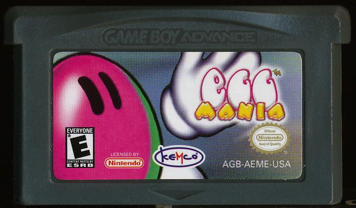 Media for Egg Mania (Game Boy Advance)