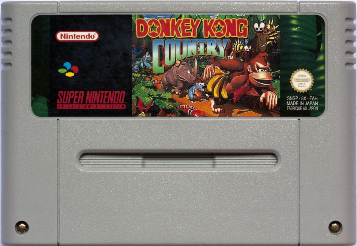 Media for Donkey Kong Country (SNES): Front